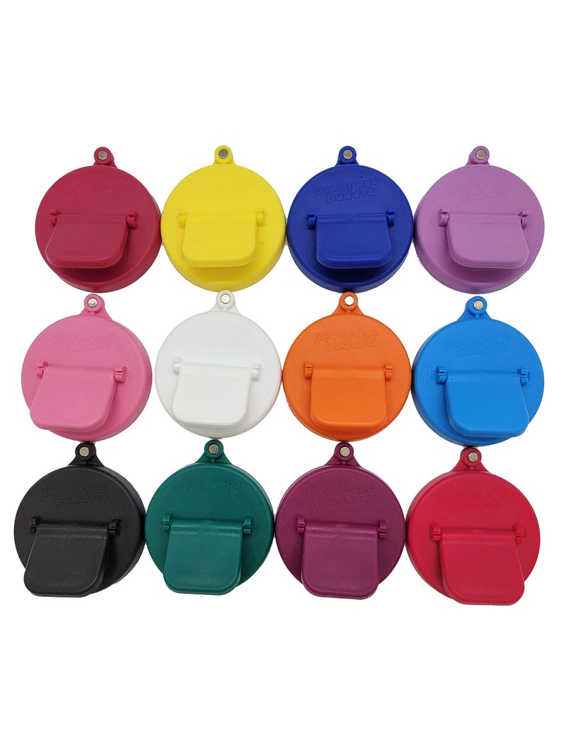 Beverage Buddee Can Cover - Can Cover For Standard Size Soda/Beer/Energy Drink Cans - Made In The USA - BPA-PCB Free - Assort Colors - (Magnet - 12 Pack) - Image 1